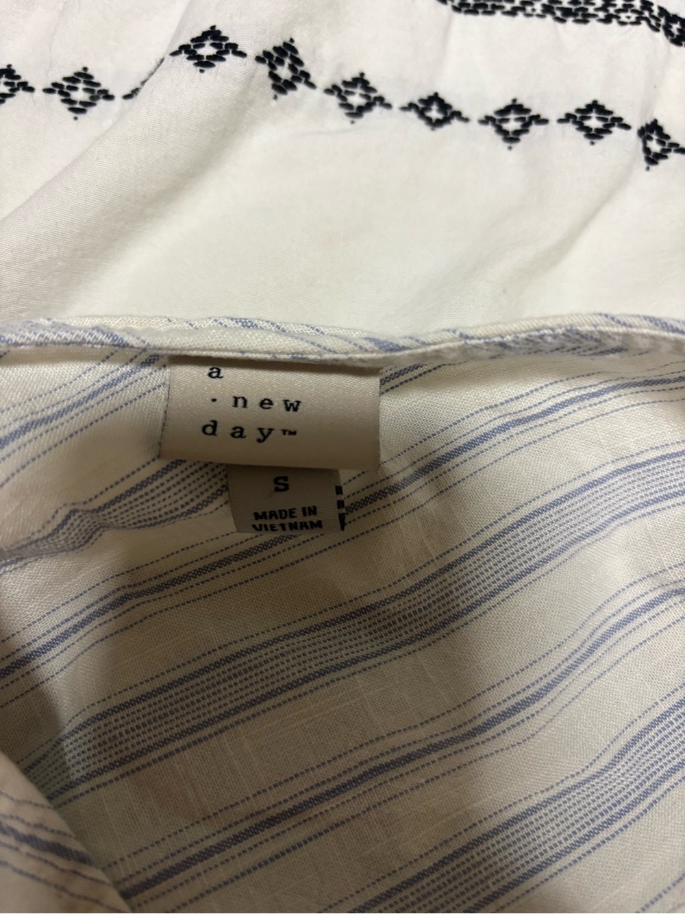 A new day, blue and white striped mini dress - Picture 2 of 3